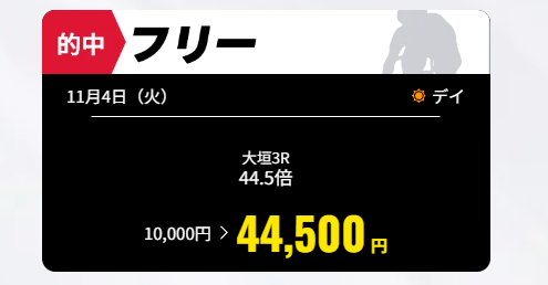 競輪ストライク的中